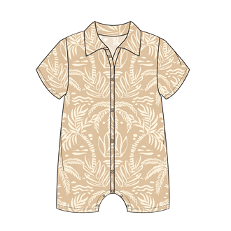 Sandy Palms Onesie